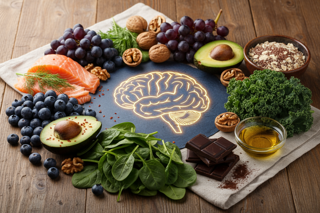 The Cognitive Plate: How to Boost Brain Power with Foods (Memory for Seniors)