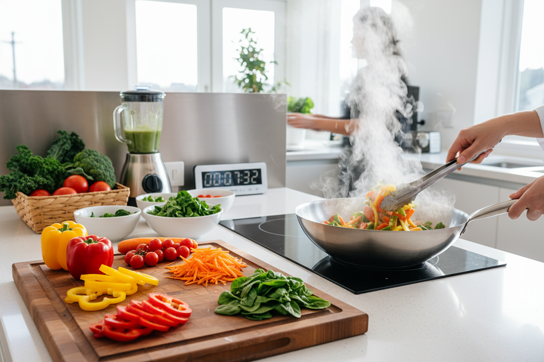 Speed &amp; Flavor: Healthy Cooking Tips for Busy People