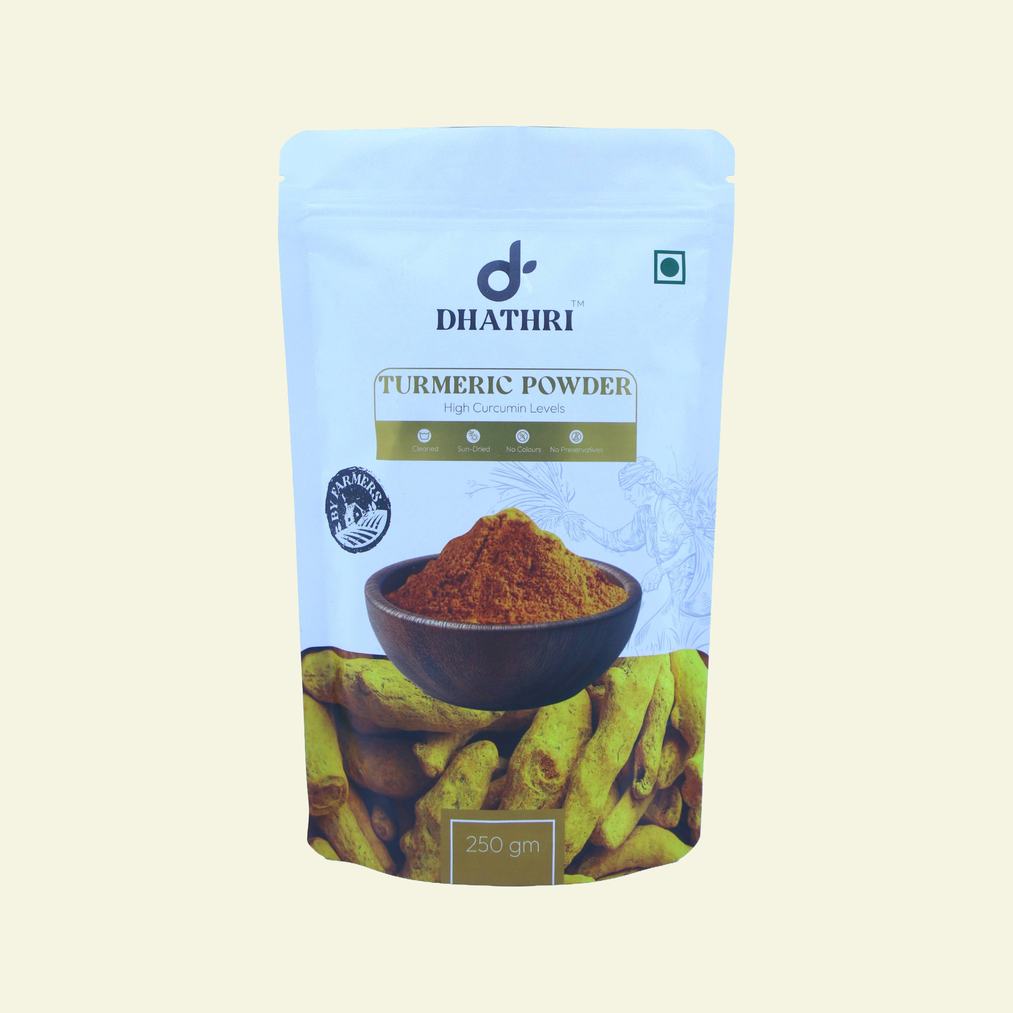 Turmeric Powder - Pure Golden Spice - Dhathri